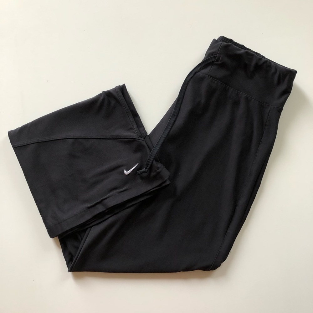 Nike Dri-Fit Black Sweat Pants With Drawstring